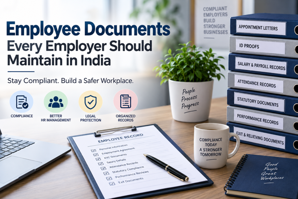 employee documents required by law in India